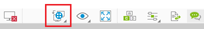 Toolbar icons from the Splashtop interface, with the 'Multiple Monitors'